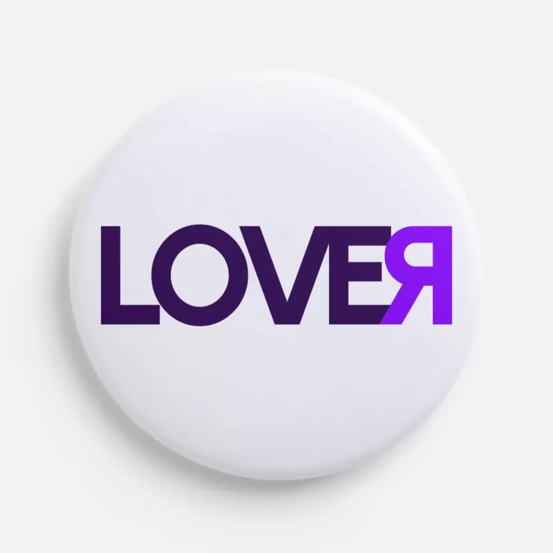 Badges à épingle LOVER