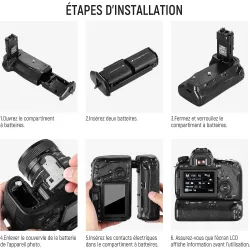 BG-E21 Battery Grip Replacement for Canon 6D Mark II DSLR Camera
