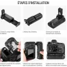 BG-E21 Battery Grip Replacement for Canon 6D Mark II DSLR Camera