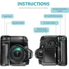 BG-E13 Poignée d'alimentation de remplacement pour appareil photo reflex numérique Canon 6D