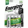 Energizer AA Rechargeable Batteries, Power Plus Recharge, 4 Pack