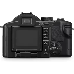 Cámara digital Panasonic DMC-FZ50 de 10,1 MP con zoom óptico estabilizado de imagen de 12x (negra)